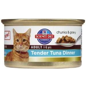Hills Science Diet Tender Dinners Adult   Tuna   24 x2.9 oz (Quantity 