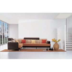  VG 044 Contemporary Fabric Sectional Sofa