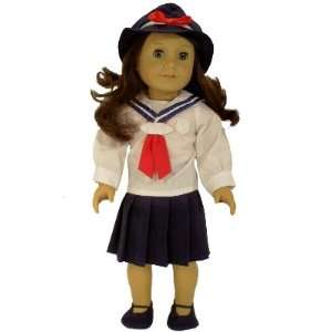 Vintage Sailor Dress Complete Outfit for American Girl 18 