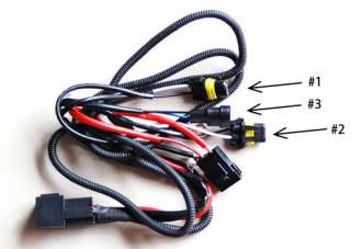 H1 H7 H11 9006 HID Conversion Kit Relay Wiring Harness  