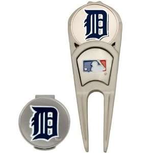  Detroit Tigers Hat Clip Marker & Divot Tool Sports 