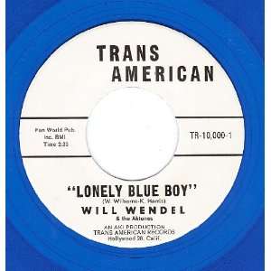  Lonely Blue Boy/Lover (NM 45 rpm) Will Wendel Music