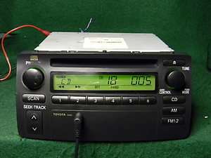   Toyota Corolla CD Radio  Ipod AUX SAT input 30 days Warranty  