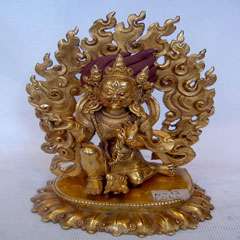 02Tibetan Nepalese Medicine Buddha Copper Statue, 14  