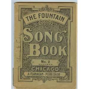  The Fountain Song Book No. 2 Revised Unknown Books