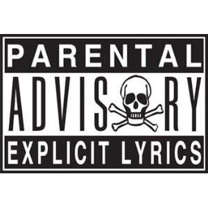   Advisory   Explicit Lyrics   Poster (36x24) Patio, Lawn & Garden