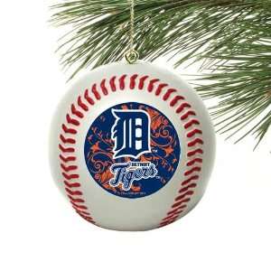  MLB Detroit Tigers Filigree Mini Replica Baseball Ornament 
