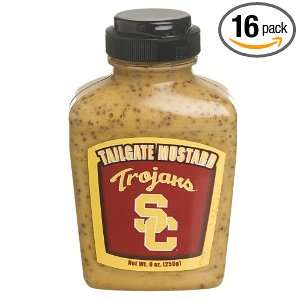 Tailgate Mustard University Of Southern California, 9 Ounce Jars (Pack 
