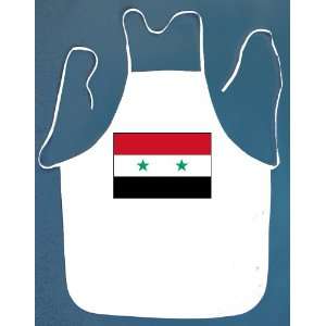 Syria Syrian Flag BBQ Barbeque Apron with 2 Pockets