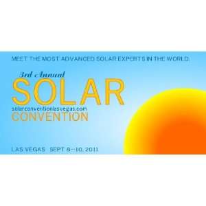    3x6 Vinyl Banner   Solar Convention Las Vegas 