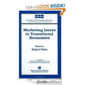 Marketing Issues in Transitional Economics (William Davidson Institute 