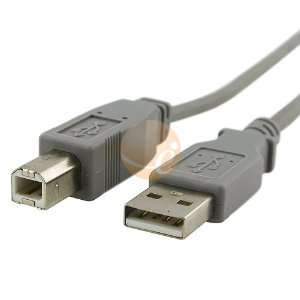  USB 2.0 Type A to B Cable M / M, 6 FT, Gray Electronics