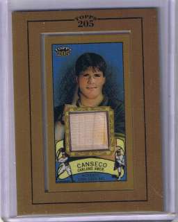 JOSE CANSECO 03 TOPPS 205 GAME USED BAD # TR JC As  