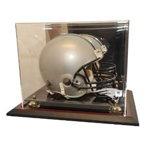 New England Patriots Zenith Helmet Display, Mahogany:  