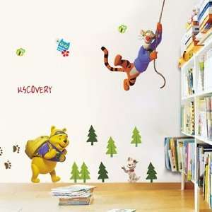 Winnie the pooh and tiger   Loft 520 Kids Nursery Home Decor Vinyl 