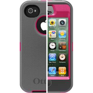 otterbox defender series case for iphone 4S 4G thermal pink and grey 