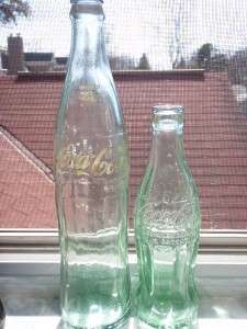 Lot 9 Vintage Antique Dug Bottles Pop Soda Full Coke Coca Cola Pepsi 