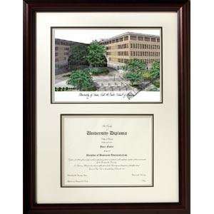 Middle Tennessee State University Graduate Framed Lithograph w 
