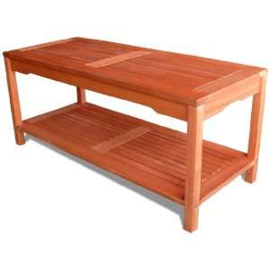  VIFAH Outdoor Wood Sofa Table: Patio, Lawn & Garden