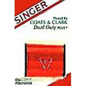  Singer Mercerized Cotton Thread Red Size 50, 175 Yards (3 