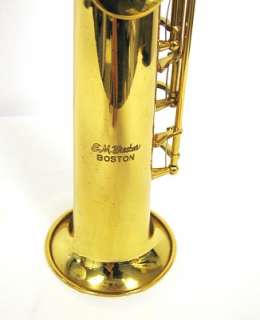   Series (EM Winston) Gold lacquer Bb Soprano Saxophone w/case  