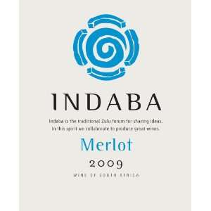  Indaba Merlot 2009 Grocery & Gourmet Food