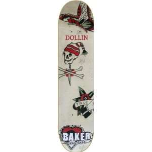  Baker Dollin Tattoo Deck 8.0 Sale Skateboard Decks 