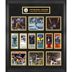 Pittsburgh Steelers Framed Ticket Collage  Details: Super Bowl Ticket 