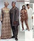 PLUS SIZE 46 52 African Caftan Sewing Pattern McCalls 4002 ~ FROM 