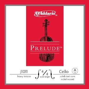  DAddario Prelude Cello Single A String, 4/4 Scale, Heavy 