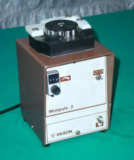 Gilson Variable Speed Peristaltic Pump Miniplus II 2 Mini Plus  