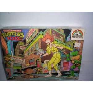  Teenage Mutant Ninja Turtles 100 Piece Jigsaw Puzzle 1987 