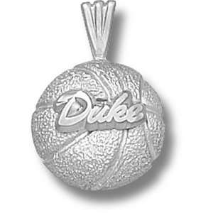 Duke University Duke Basketball Pendant (Silver): Sports 