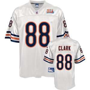 Desmond Clark Chicago Bears White Super Bowl XLI Jersey:  