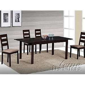  Acme Furniture Dark Walnut Dining Room 5 piece 12645 set 