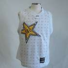 New Rockstar energy basketball tank top Jersey white star size large