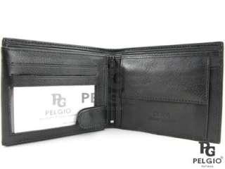   New Genuine Stingray Skin Leather Utility Wallet Black 