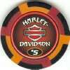 colors HARLEY DAVIDSON EAGLES poker chip sample set #186  