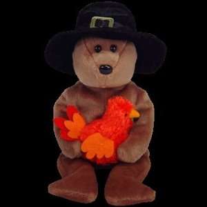  TY Beanie Baby   PLYMOUTH the Bear Toys & Games
