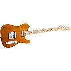 Fender Select Flame Maple Carved Top Telecaster Guitar Amber Maple 