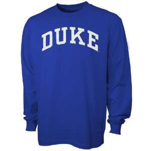 Duke Blue Devil T Shirt : Duke Blue Devils Royal Blue Vertical Arch 
