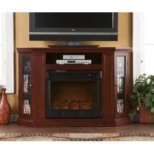   SEI) Claremont Convertible Media Electric Fireplace in Cherry   FE9310