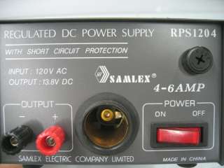   amp Regulated DC Power Supply 120V AC Sort Circuit Protection  