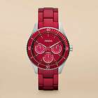   Womens Stella Aluminum and Stainless Steel Watch – Red #ES3034