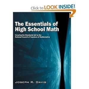 TheEssentialsof High School Math byDavis Davis  Books