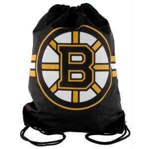   Boston Bruins NHL Team Stripe Drawstring Backpack
