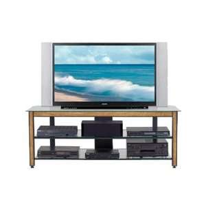  MG Black 63 TV Stand with OakTrim Kit