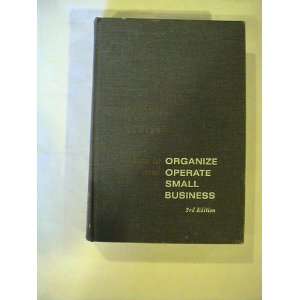    How to organize and operate a small business 3rd Edition Books