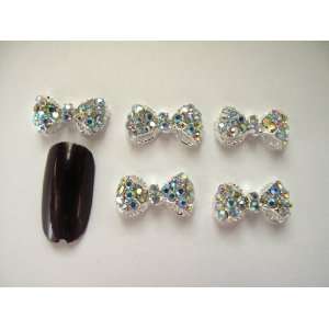   BOW Metal Rhinestones for Nails, Cellphones 1.5*1cm 