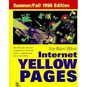 Yellow Pages Summer/Fall 1996 Edition (Ques Official Internet Yellow 